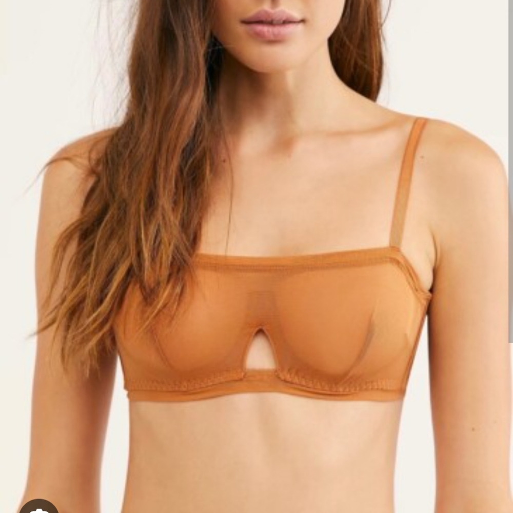 Free People X We Are Hah- Wired Bra Brown Sugar